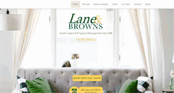 Desktop Screenshot of lane-browns.co.uk